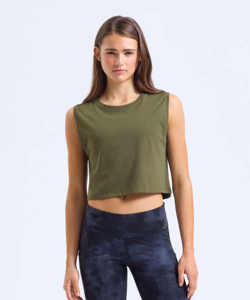 Women's TriDri® organic crop tank